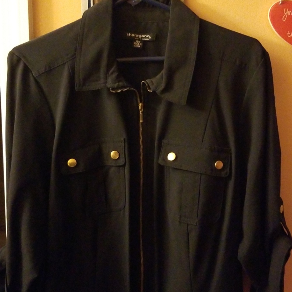 Dark Blue Coat-Like Dress